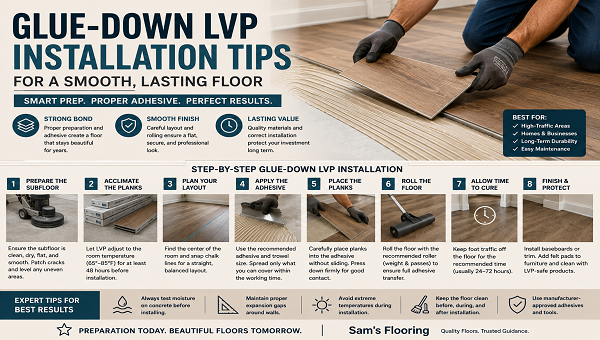 Glue-Down LVP Installation Guide