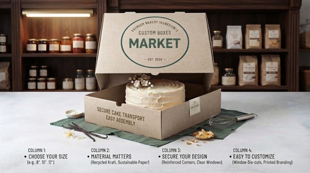 Custom cake boxes