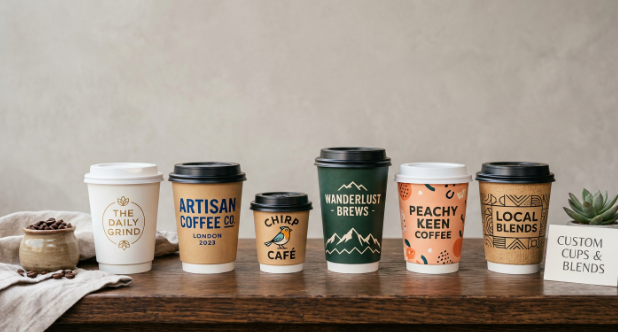 Custom disposable cups
